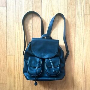 Wild Fable Black Faux Leather Backpack